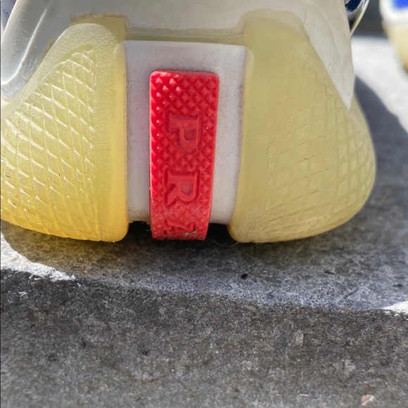 Prada Blue and White Women's Slip-On Shoes - Picture 5 of 10